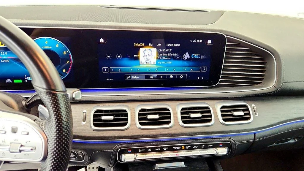 Used 2022 Selenite Grey Metallic Mercedes-Benz GLS 450 4MATIC SUV w/ AMG® Line, 23