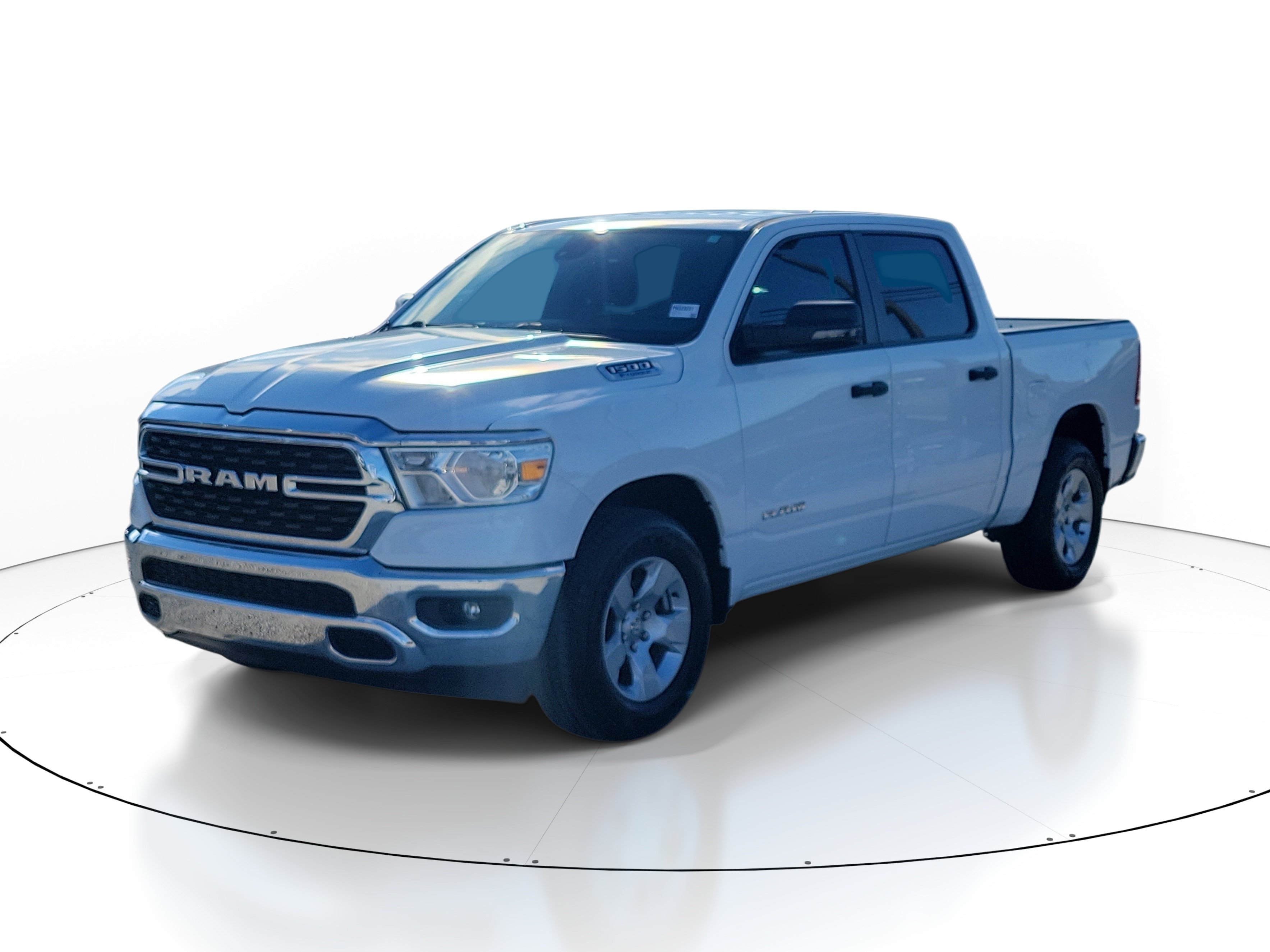Used 2023 Bright White Clearcoat Ram Big Horn image 3