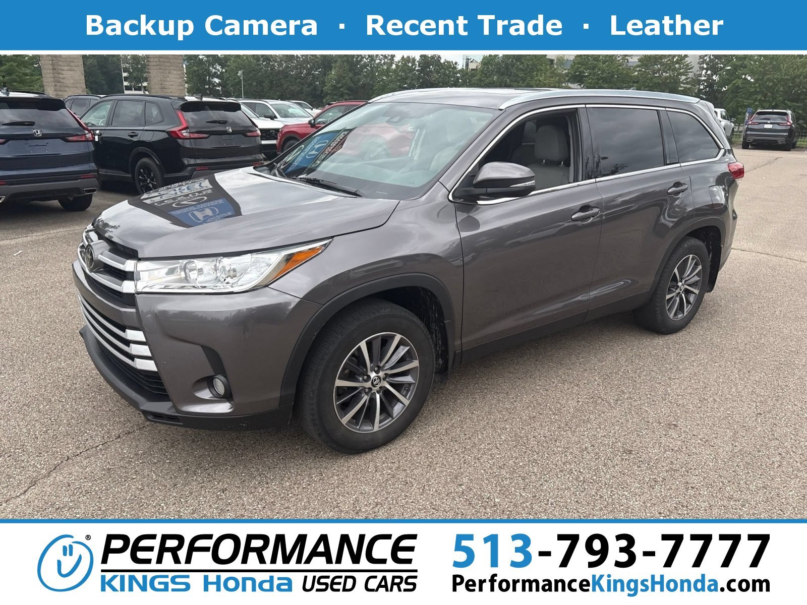 Used 2019 Predawn Gray Mica Toyota XLE image 1