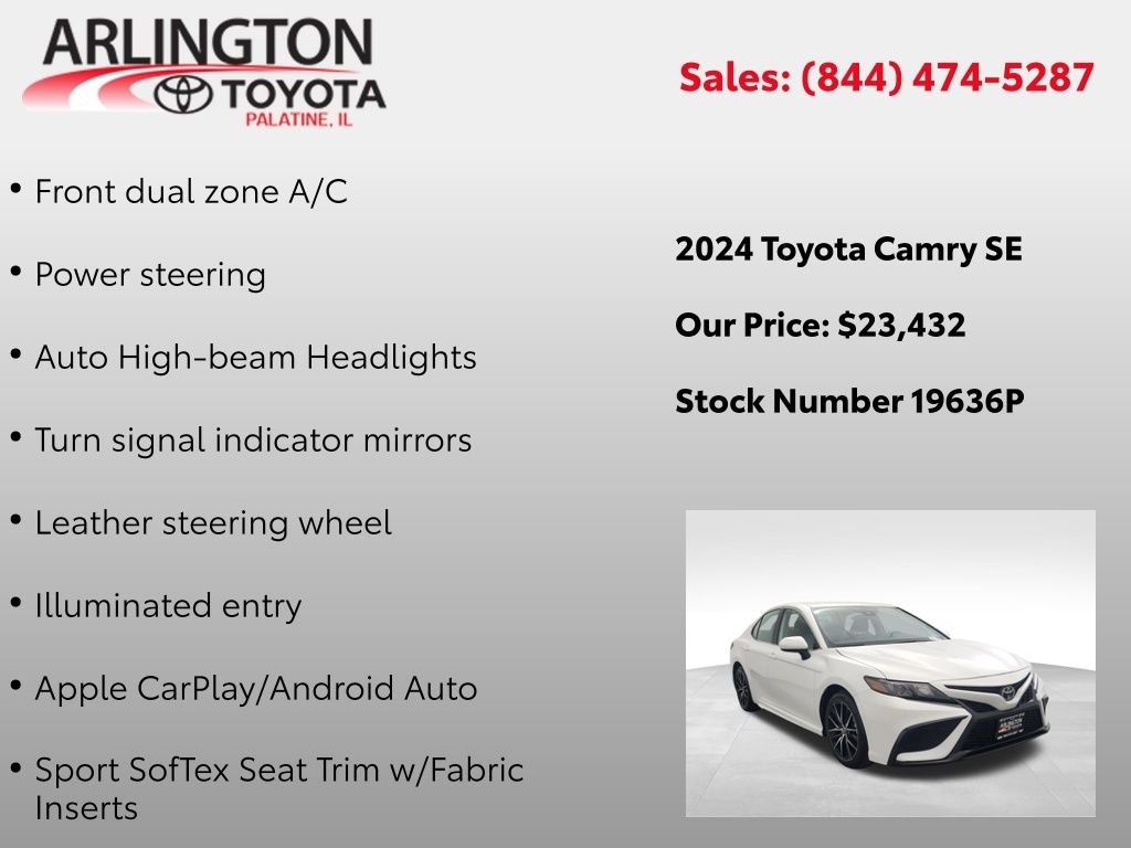 2024 Toyota Camry SE - Photo 4