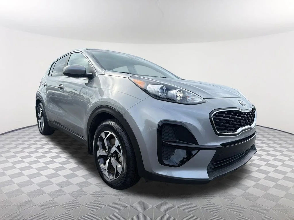 Used 2021 Gray Kia LX image 3