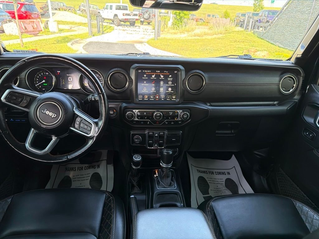 Used 2021 Black Jeep Unlimited Sahara 4xe image 12