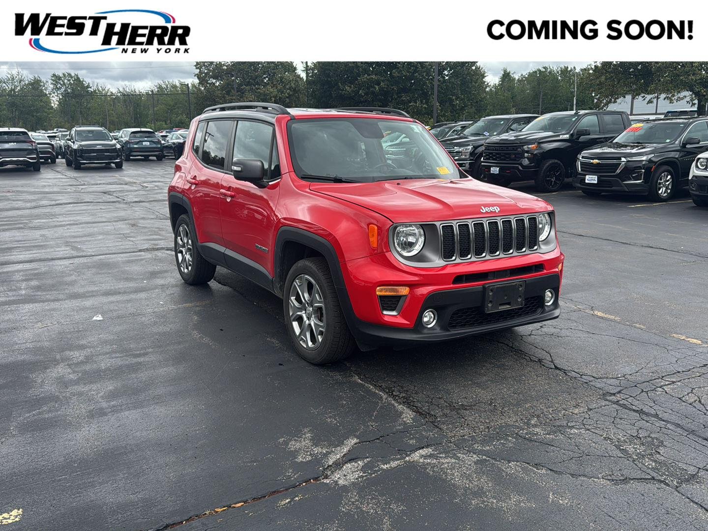 Used 2020 Colorado Red Clearcoat Jeep Limited image 1