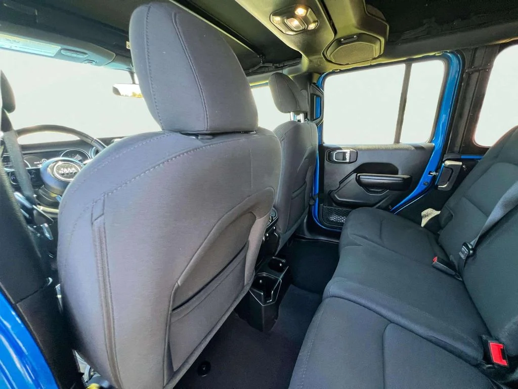 Used 2021 Hydro Blue Pearl Coat Jeep Unlimited Willys image 21
