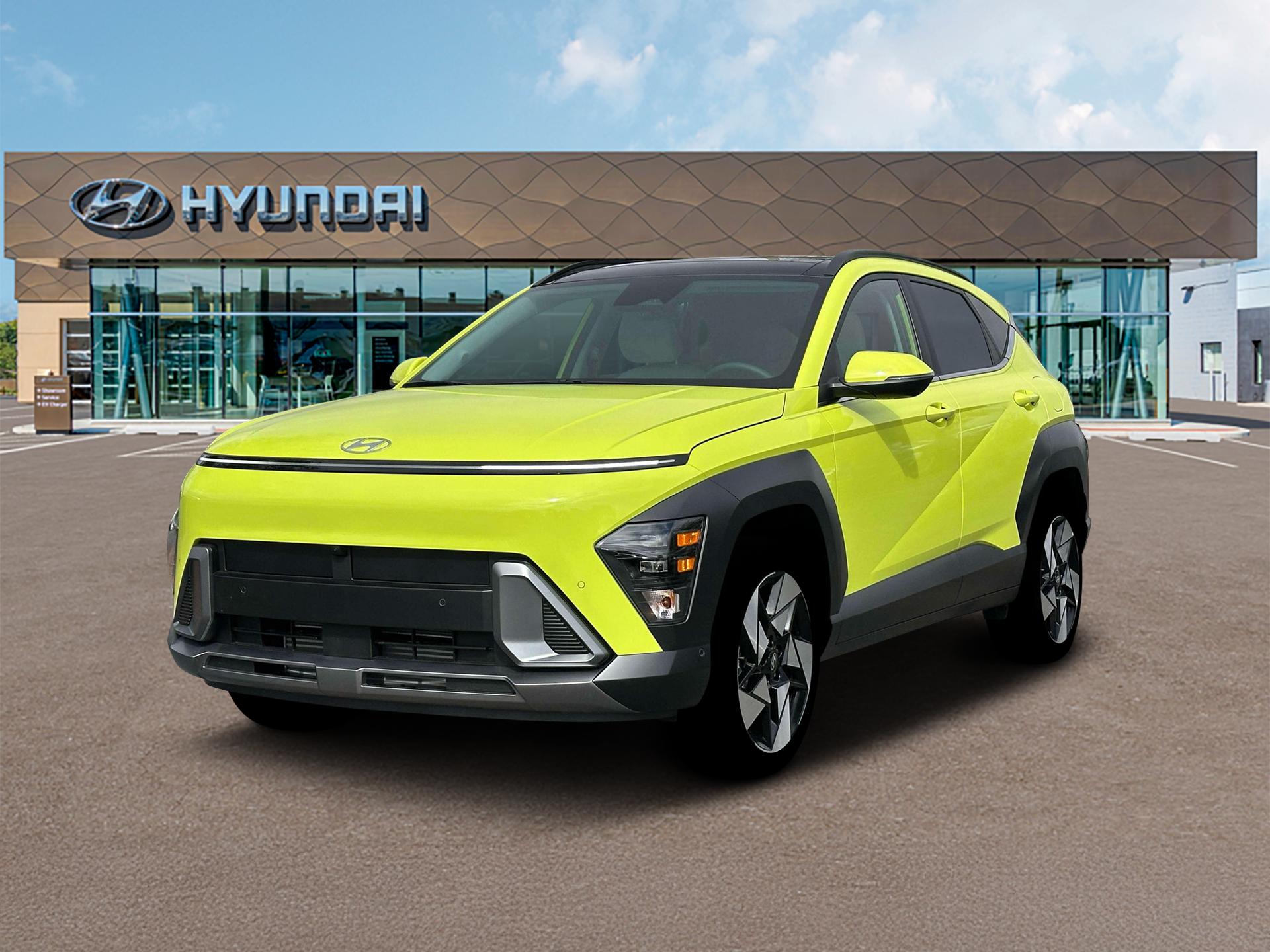 New 2026 Yellow Hyundai Limited AWD image 1