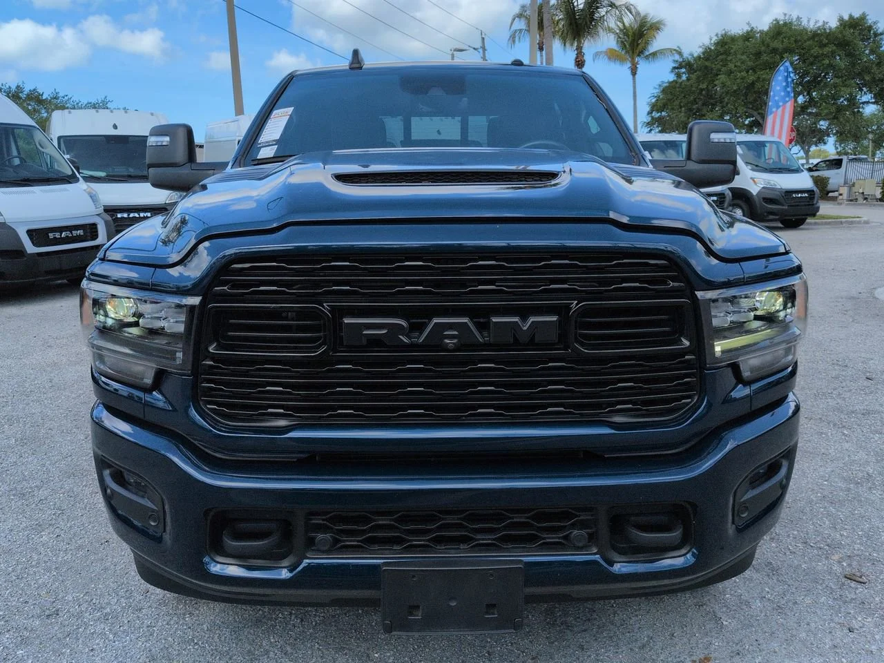 Used 2024 Patriot Blue Pearlcoat Ram Limited image 3