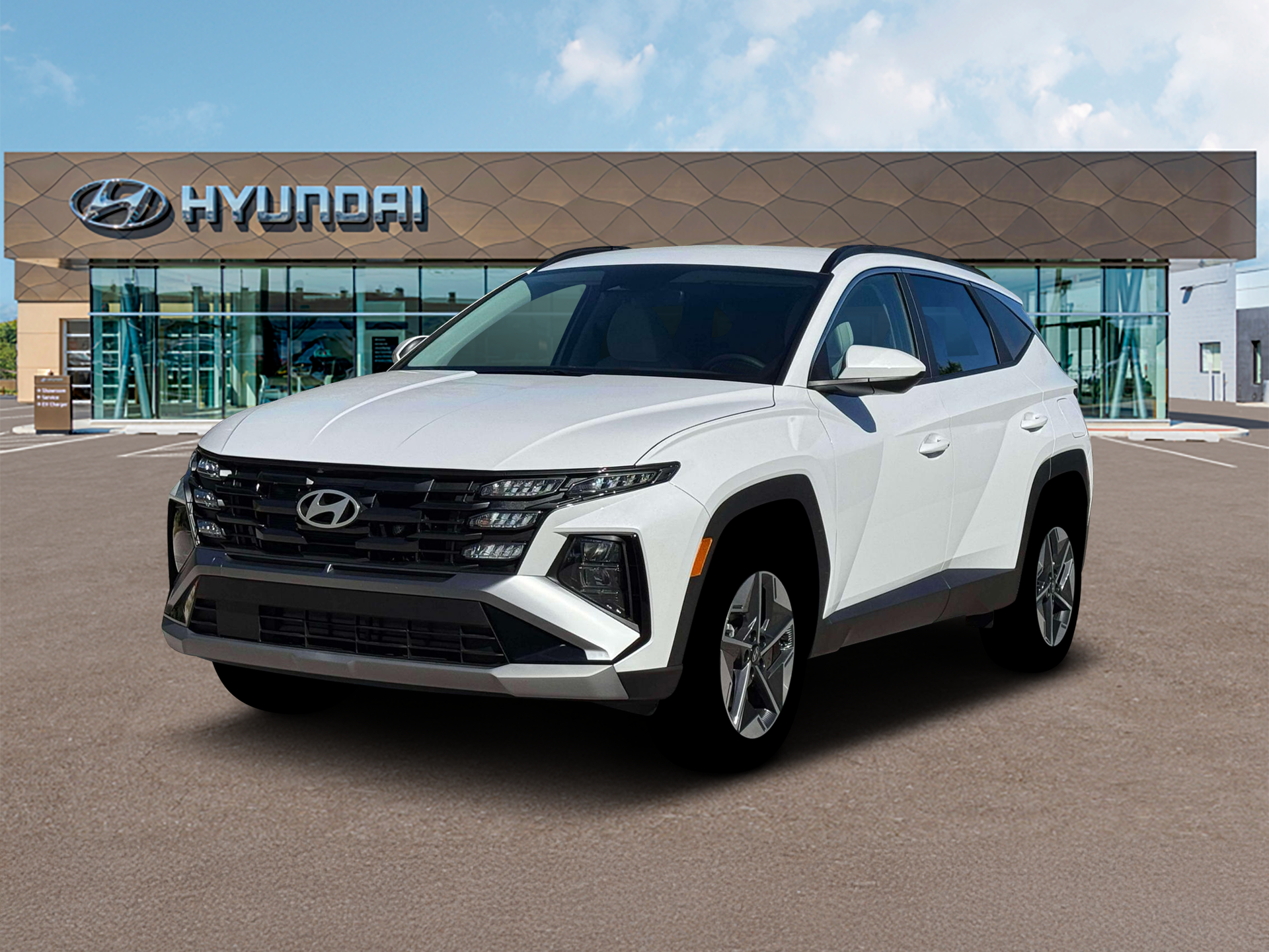 New 2026 Creamy White Pearl Hyundai SEL image 1