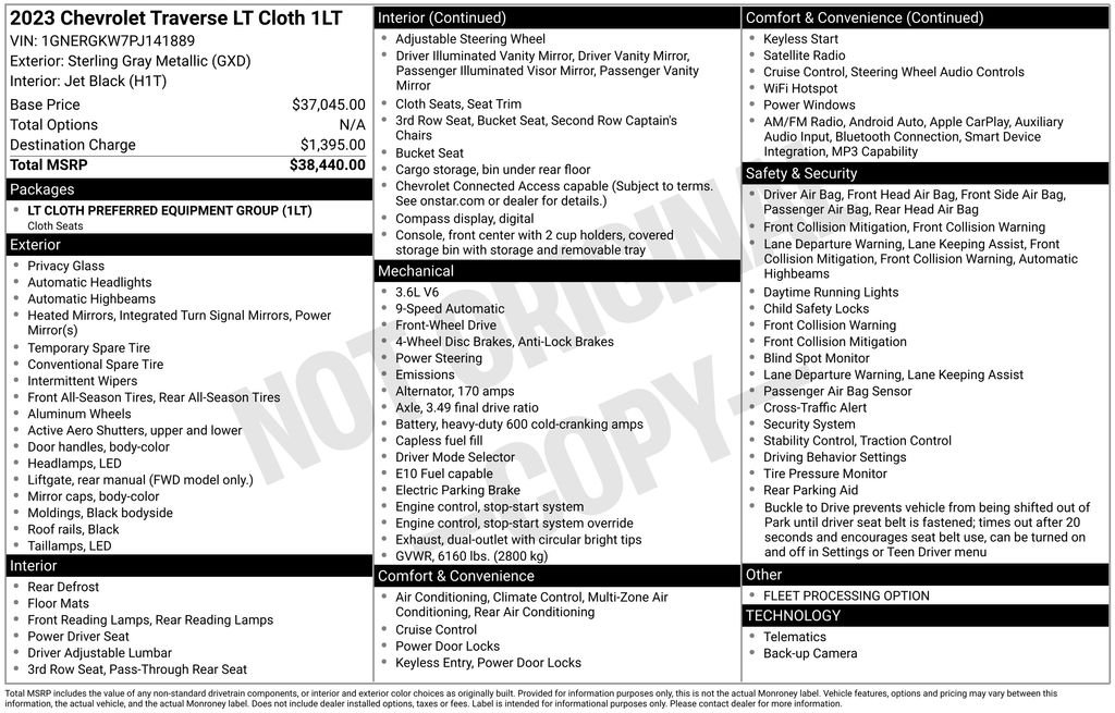 Certified Used 2023 Gray Chevrolet LT image 33