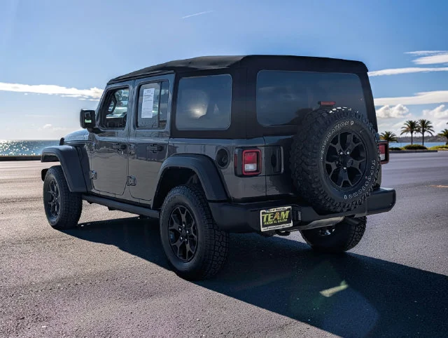 Used 2021 Gray Jeep Unlimited Willys image 7