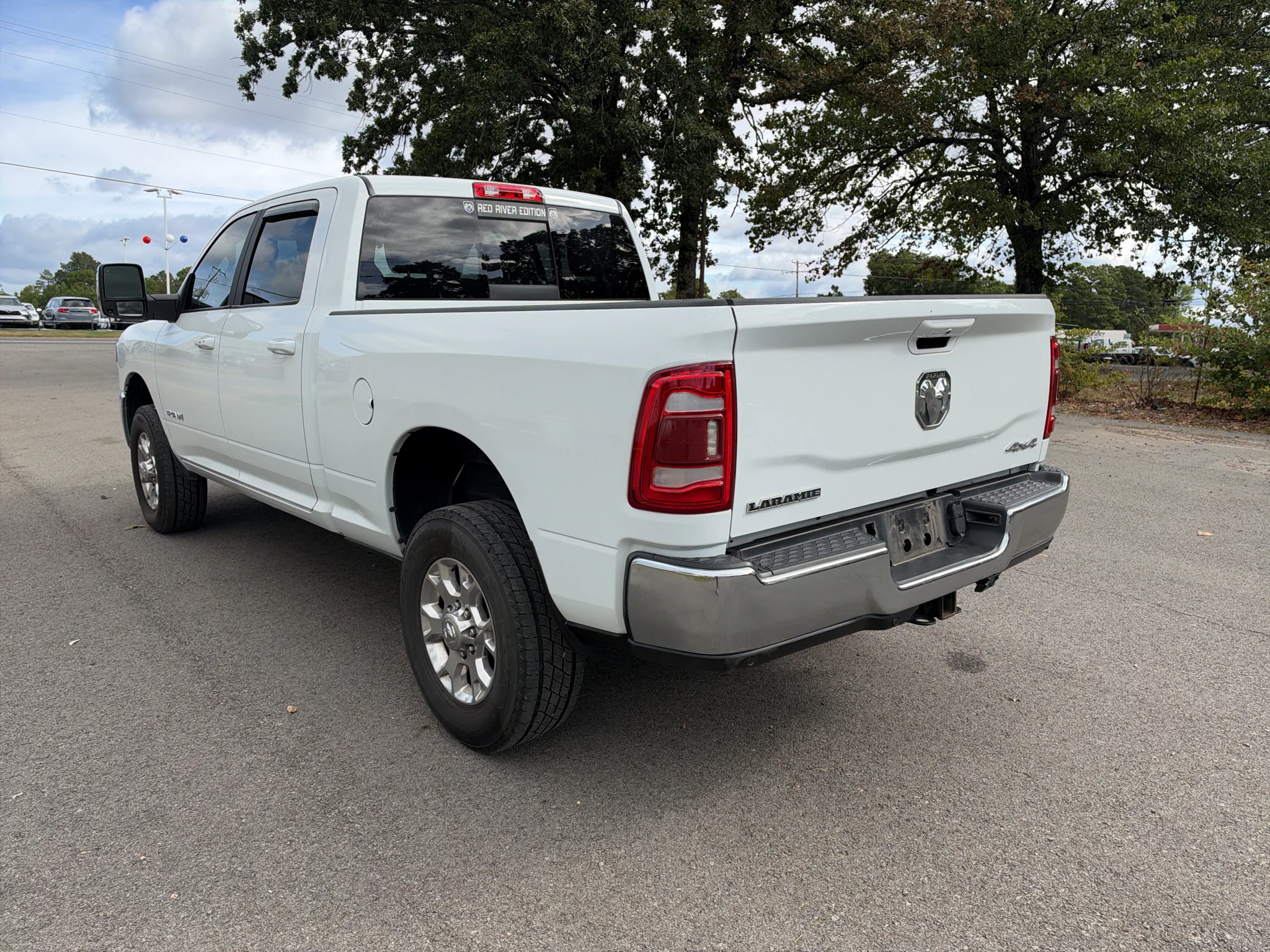 Used 2024 Bright White Clearcoat Ram Laramie image 4