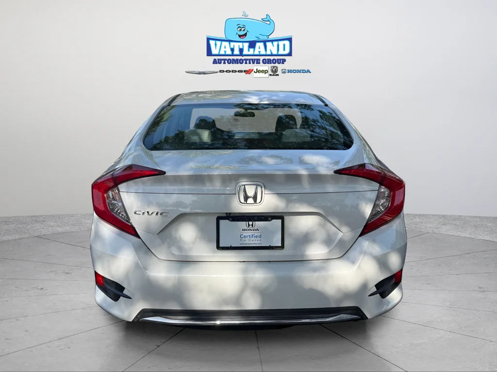 Certified Used 2019 Platinum White Pearl Honda LX image 4
