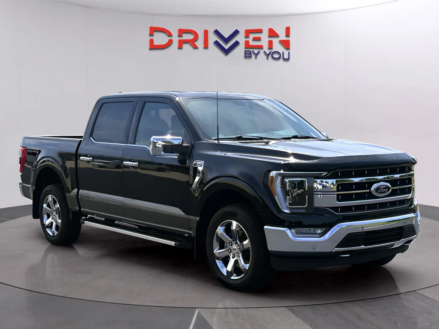 Used 2022 Agate Black/Stone Gray Ford LARIAT image 8