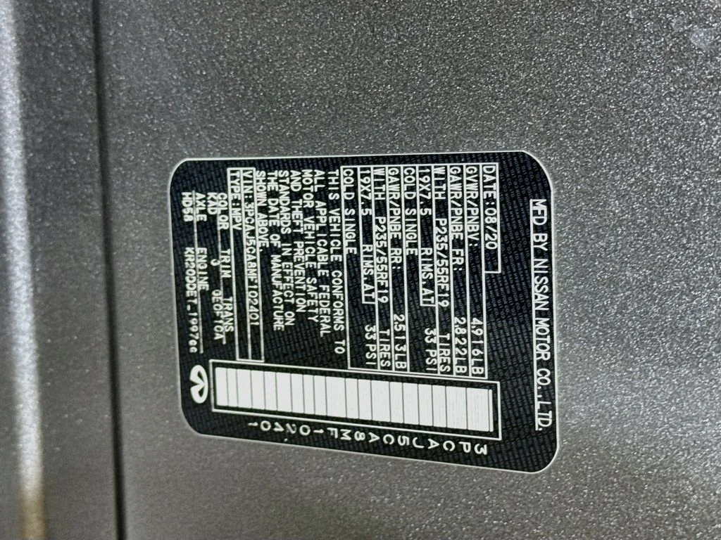 Certified Used 2021 Graphite Shadow INFINITI ESSENTIAL image 44