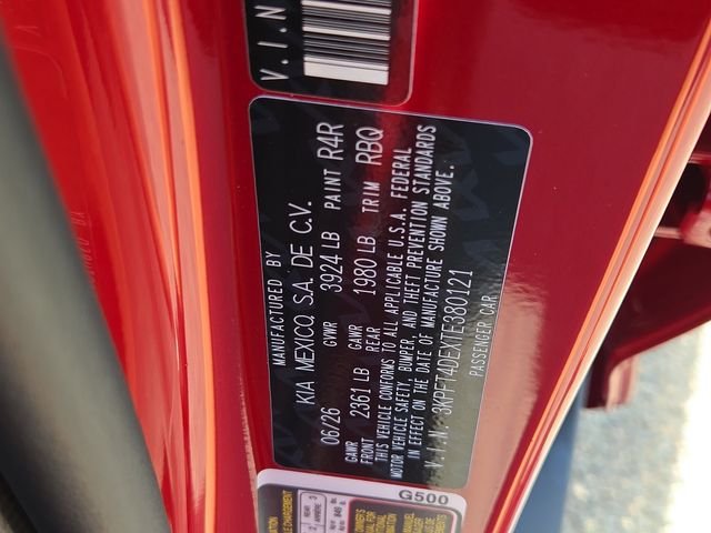 New 2026 Red Kia LXS image 6