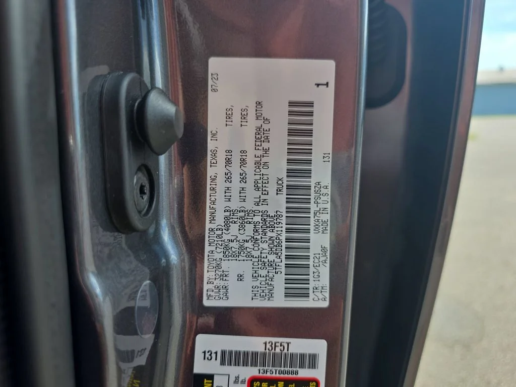 Certified Used 2023 Gray Toyota SR5 image 15