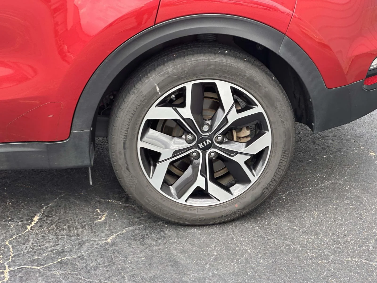 Used 2021 Hyper Red Kia EX image 9