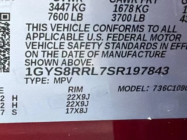Used 2025 Radiant Red Tintcoat Cadillac Sport Platinum image 34