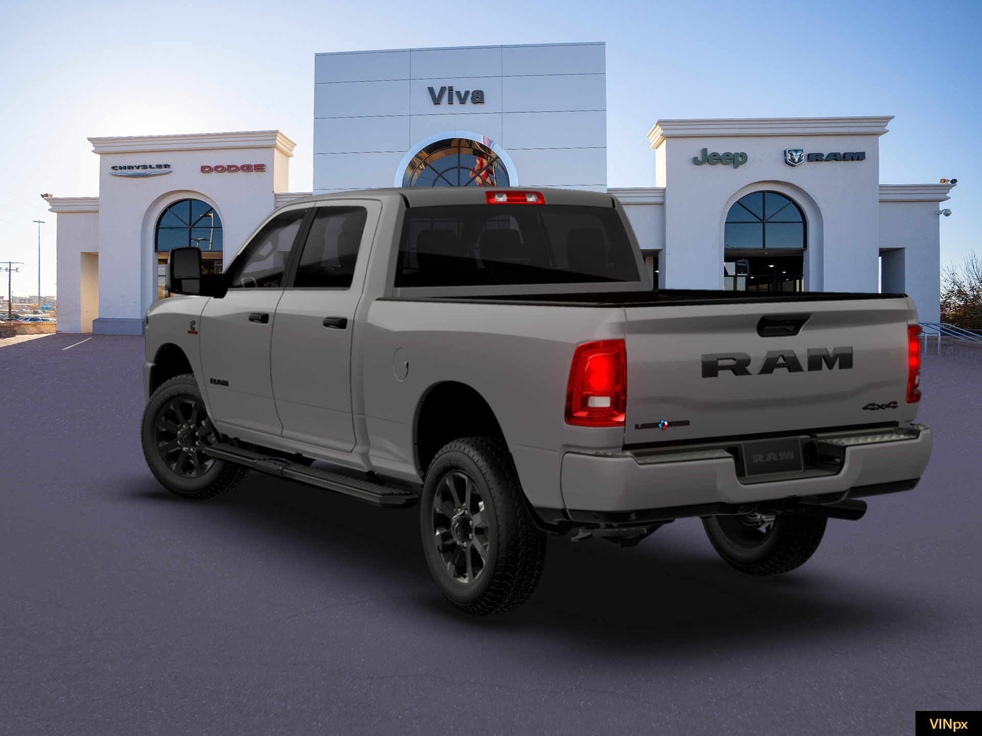 New 2026 Ceramic Gray Clear-Coat Exterior Paint RAM Big Horn image 5