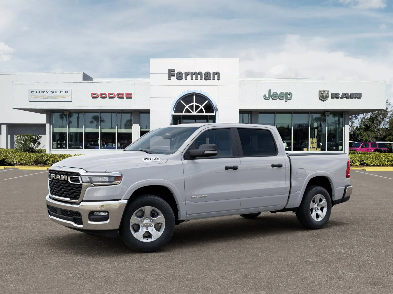 New 2026 Bright White Clear-Coat Exterior Paint RAM Big Horn/Lone Star image 33