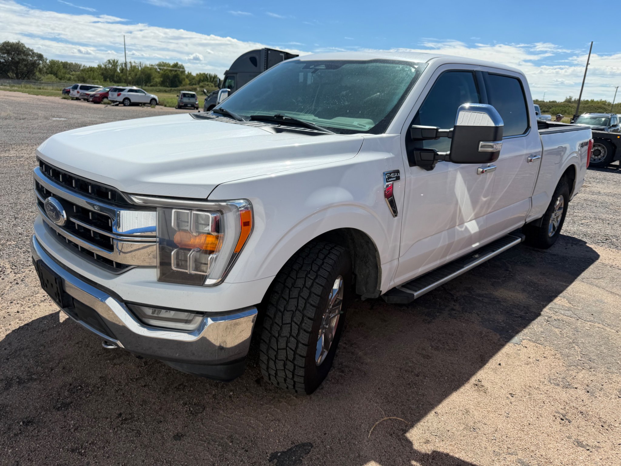 Used 2022 White Ford LARIAT image 1