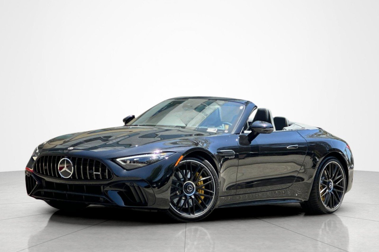 Certified Used 2026 BLACK Mercedes-Benz AMG® SL 55 image 1