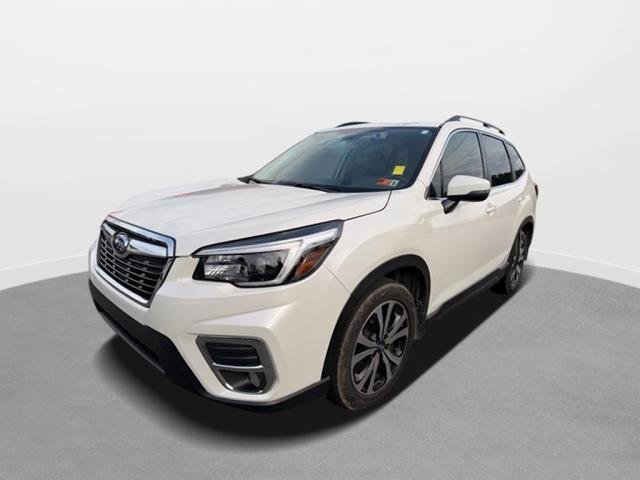 Used 2021 Crystal White Pearl Subaru Limited image 1