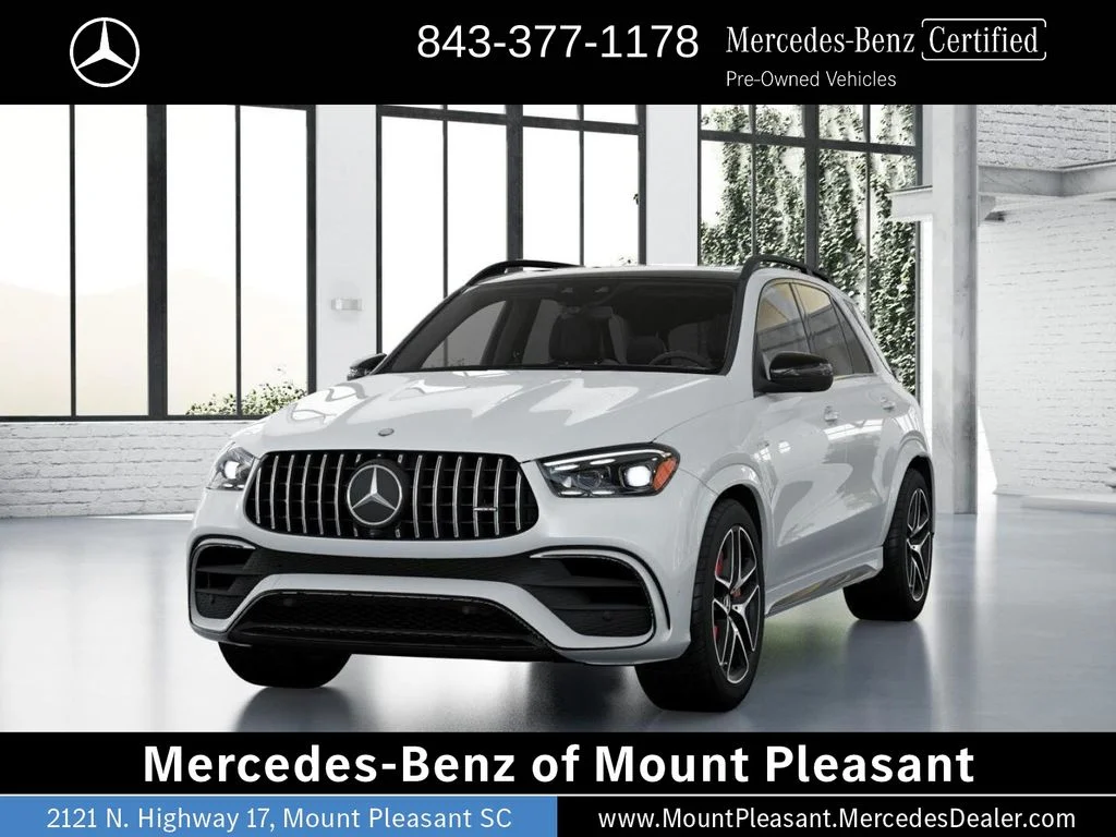 Certified Used 2025 MANUFAKTUR Moonlight White Metallic Mercedes-AMG GLE 63 S AMG® image 41