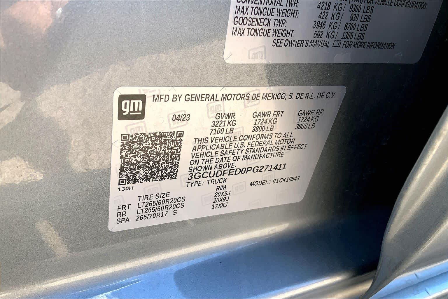 Used 2023 Sterling Gray Metallic Chevrolet LT Trail Boss image 31