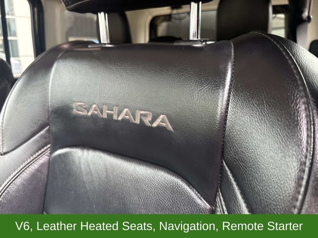 Used 2018 Black Jeep Unlimited Sahara image 19
