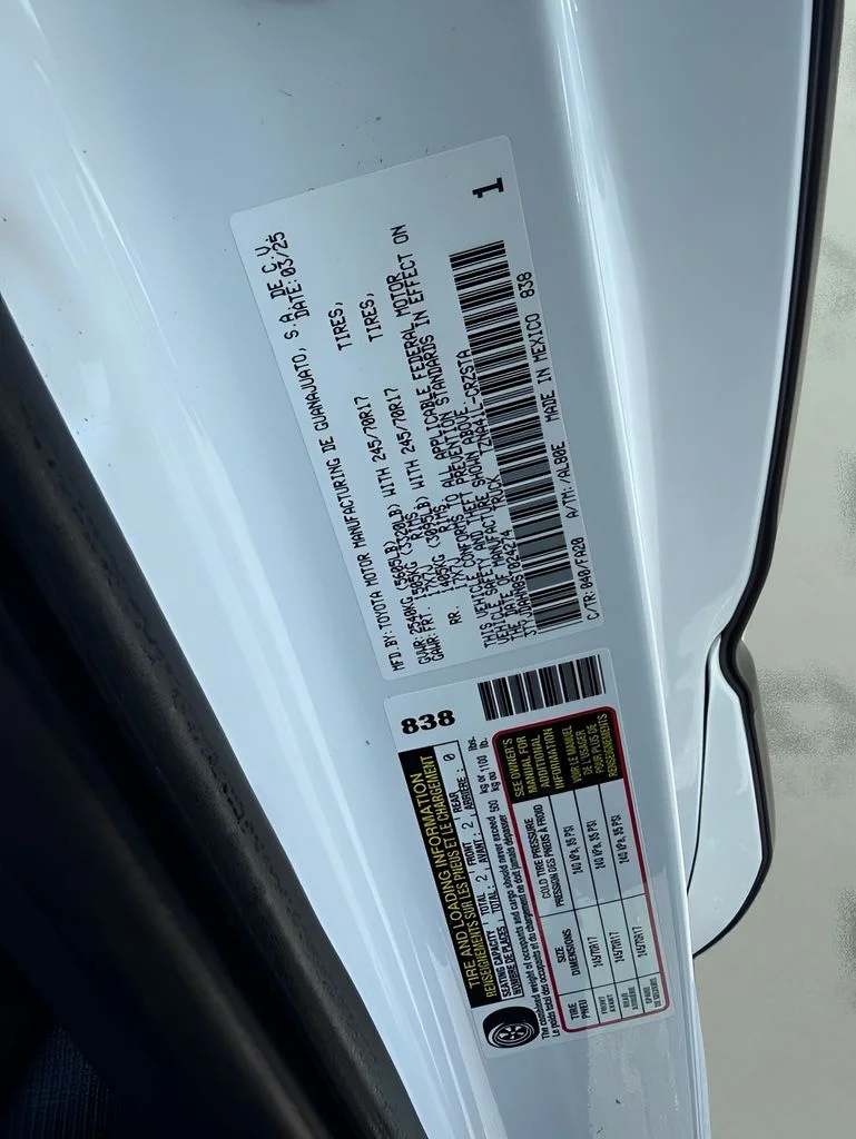 Used 2025 White Toyota SR image 26