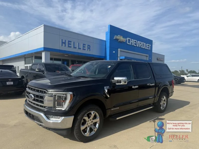 Used 2021 Agate Black Metallic Ford LARIAT image 3
