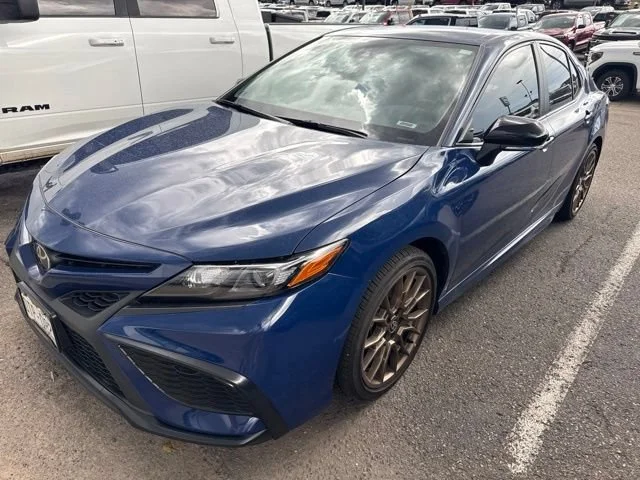 Used 2024 Blue Toyota SE Nightshade image 2