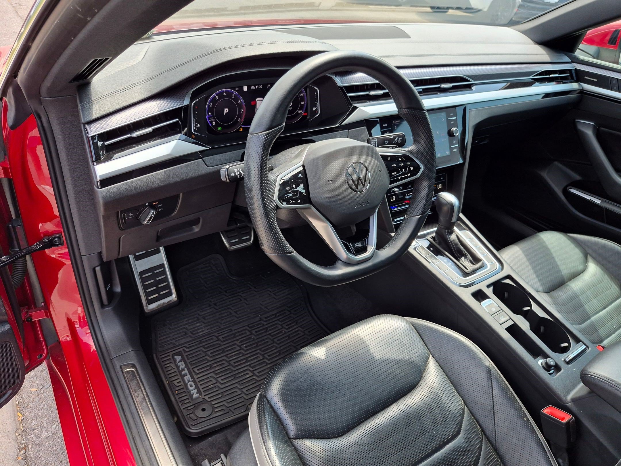 Used 2023 Kings Red Metallic Volkswagen SEL Premium R-Line image 15