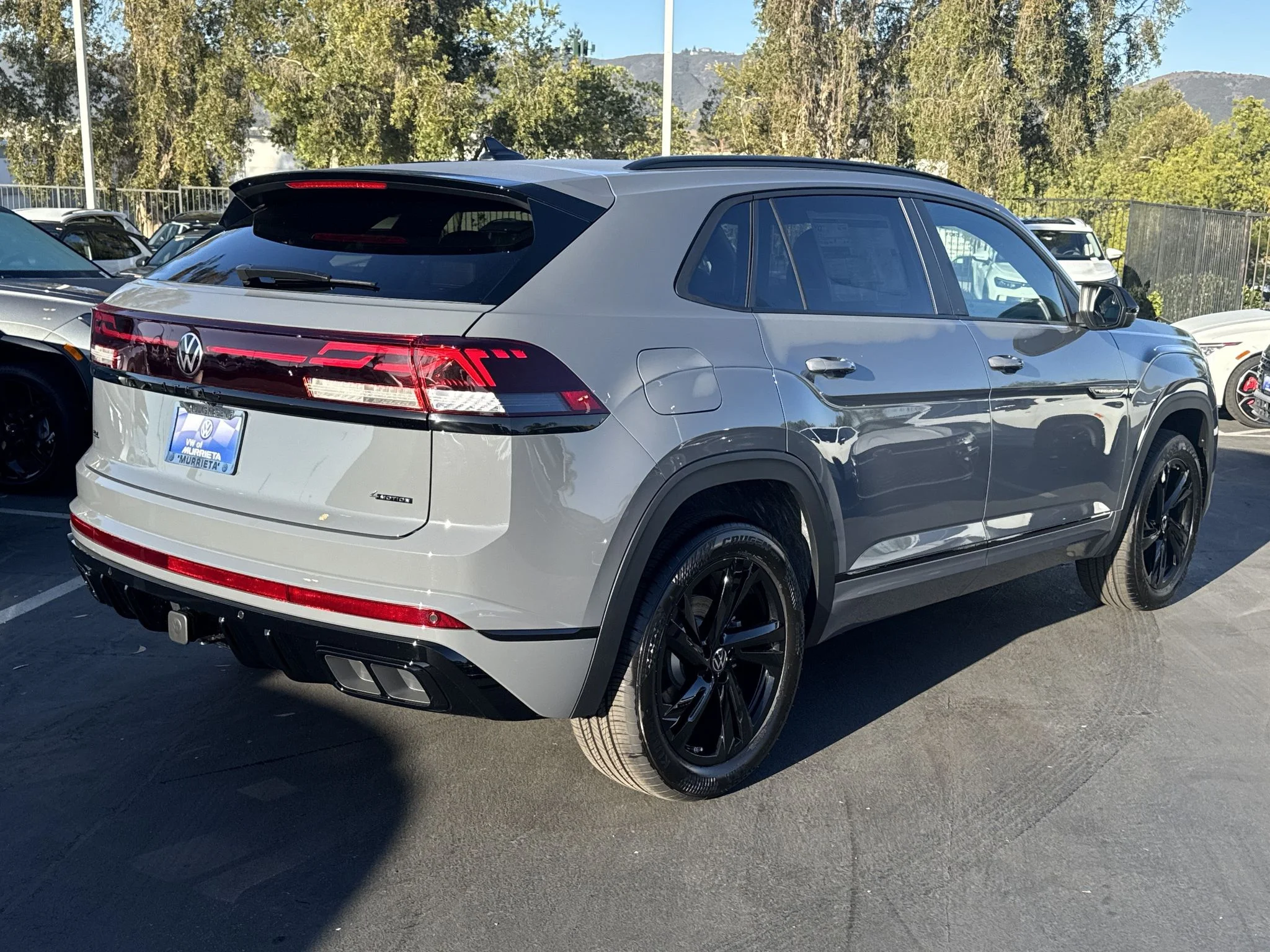 New 2026 Pure Gray Volkswagen 2.0T SEL R-Line Black image 7