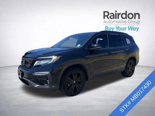 Used 2021 Crystal Black Pearl Honda Black Edition image 3