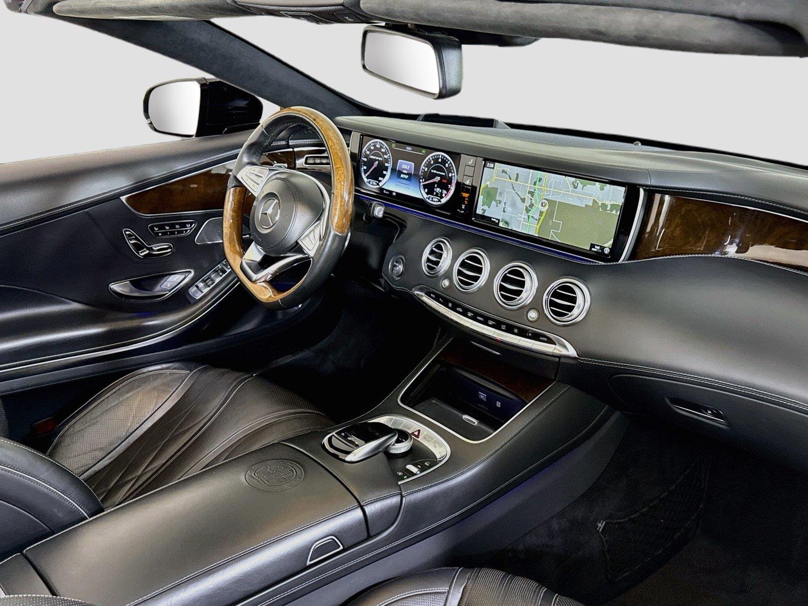 Used 2017 Obsidian Black Metallic Mercedes-Benz AMG® S 63 Conv | $187k MSRP | Designo Leather | Warmth & Comfort image 30