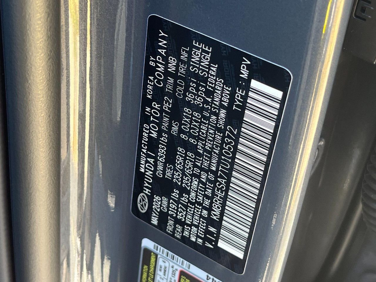 New 2026 Gray Hyundai SEL Premium 8P image 26