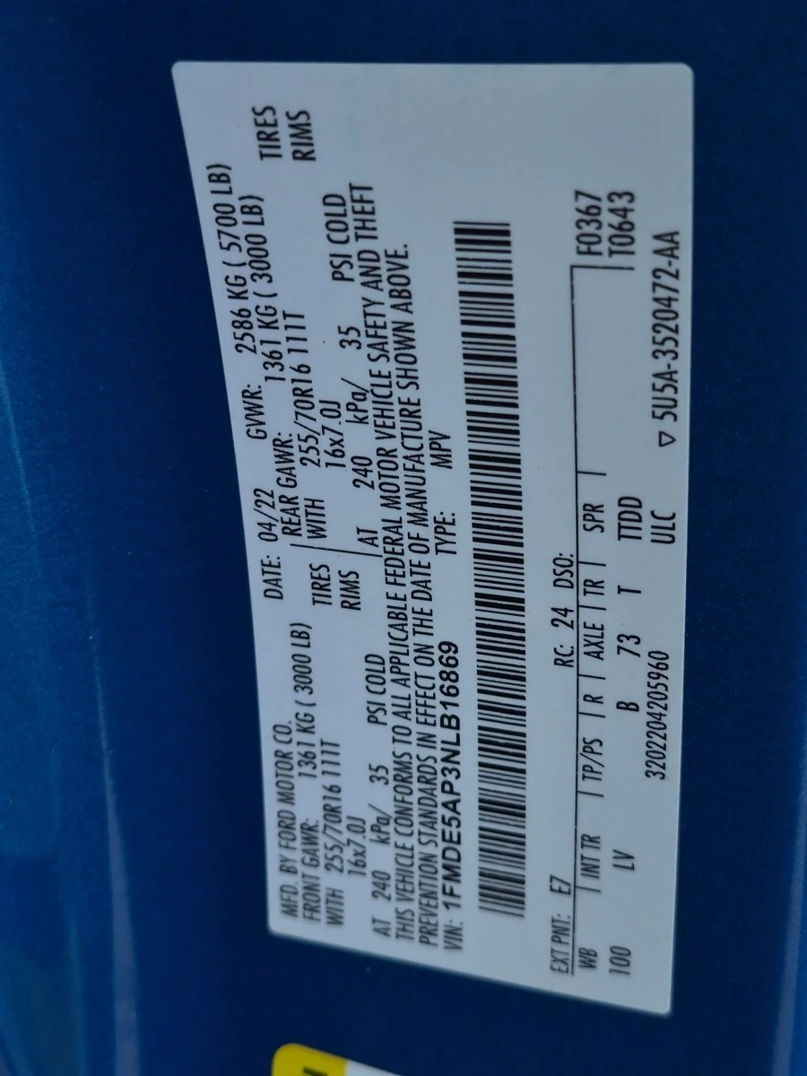 Used 2022 Velocity Blue Metallic Ford Base image 23