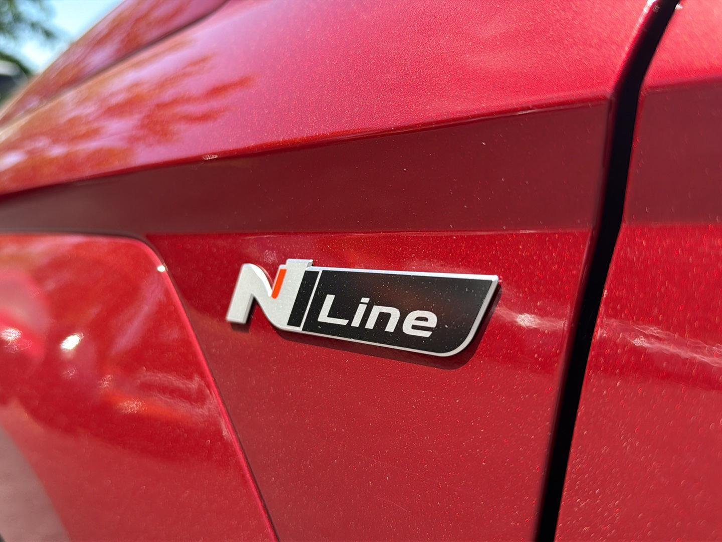 Used 2024 Ultimate Red Metallic w/Black Roof Hyundai N Line image 7