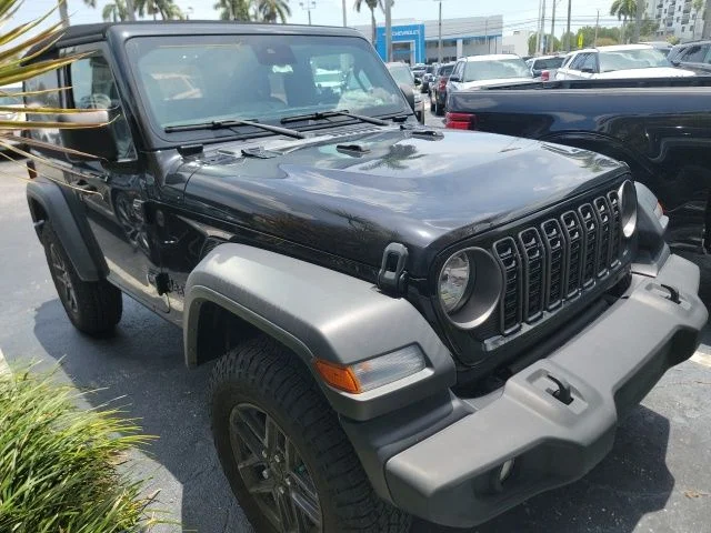 Used 2024 Black Clearcoat Jeep Sport S image 1