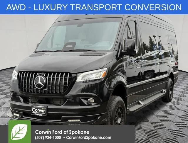 Used 2025 Obsidian Black Metallic Mercedes-Benz Cargo 170 WB image 1
