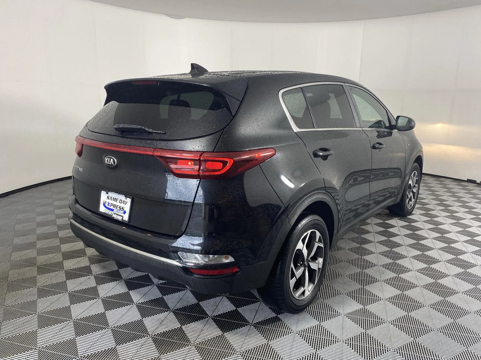 Used 2020 Black Cherry Kia LX image 3