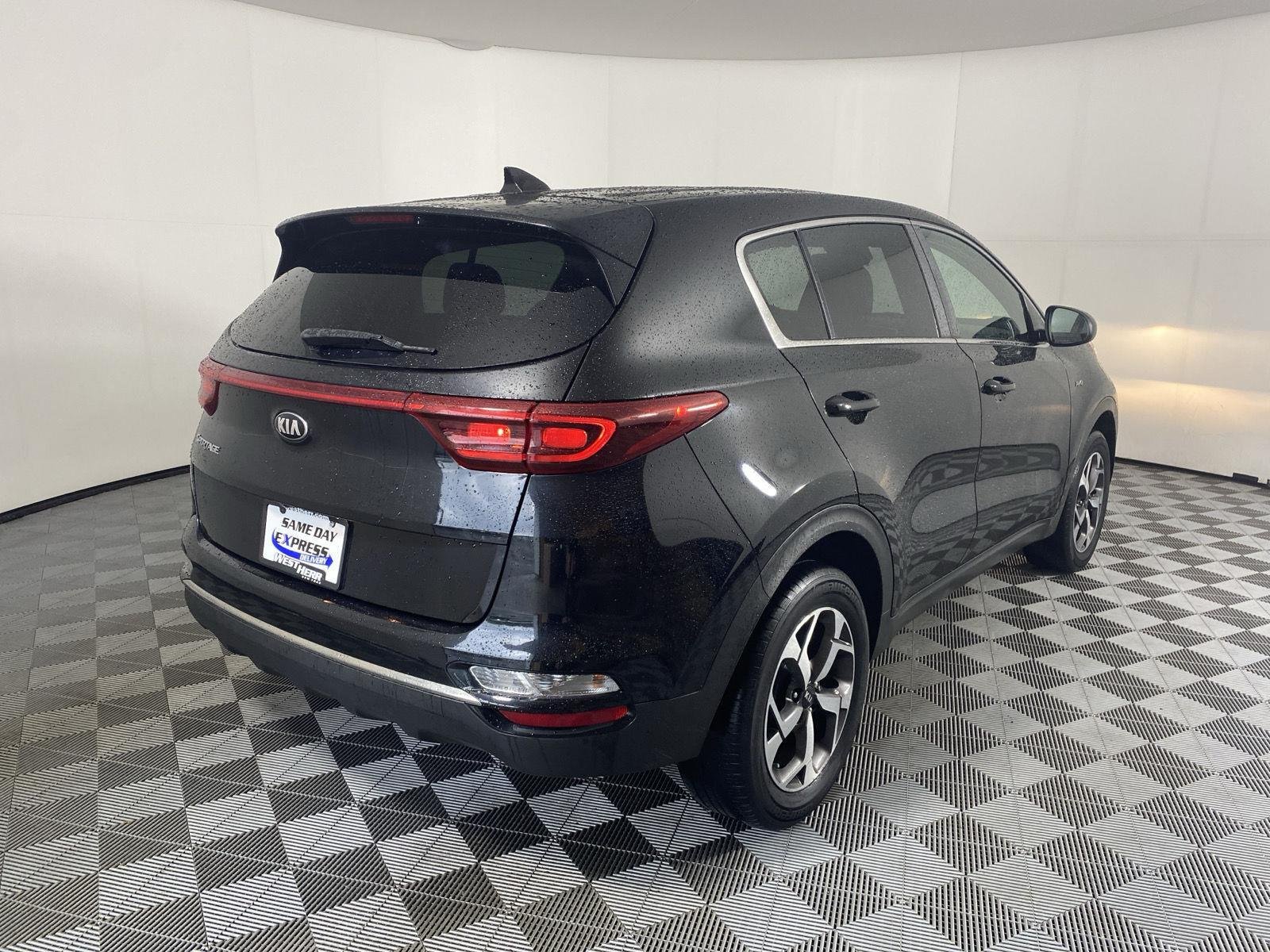 Used 2020 Black Cherry Kia LX image 3