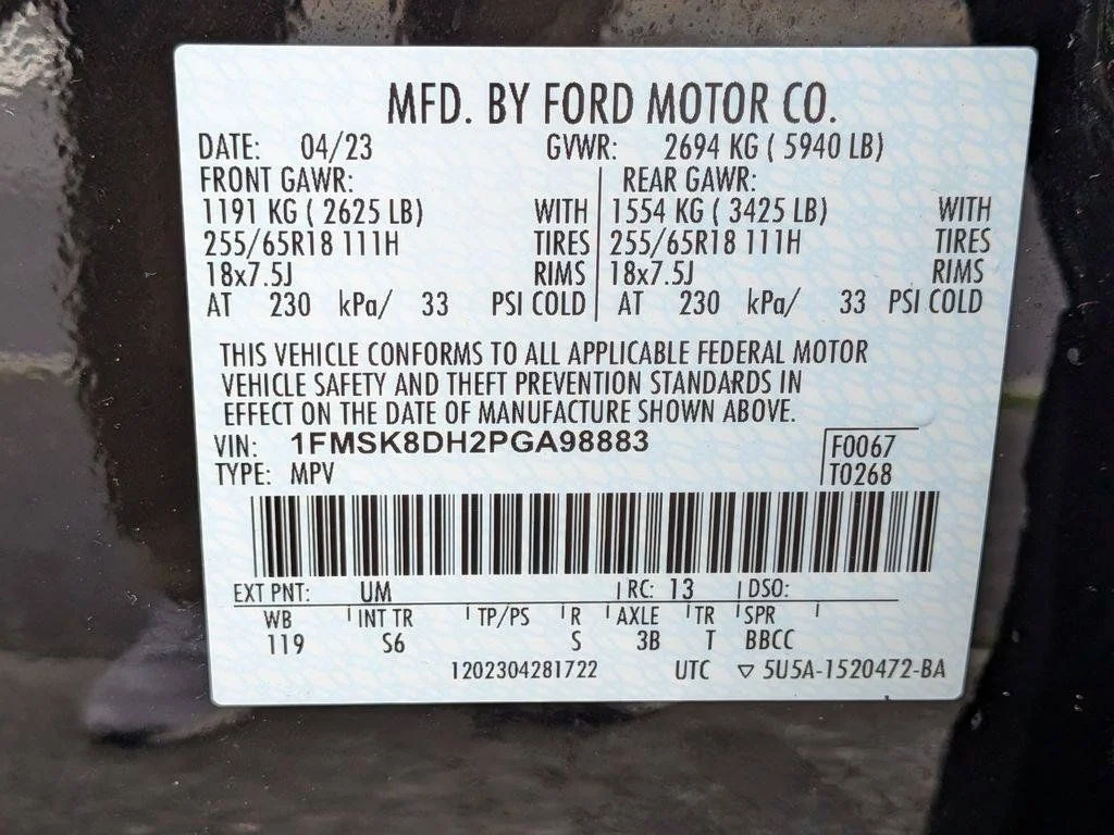 Used 2023 Black Ford XLT image 30