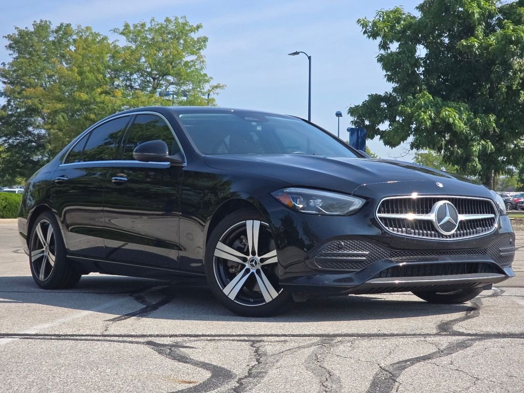 Certified Used 2025 Black Mercedes-Benz C 300 image 2