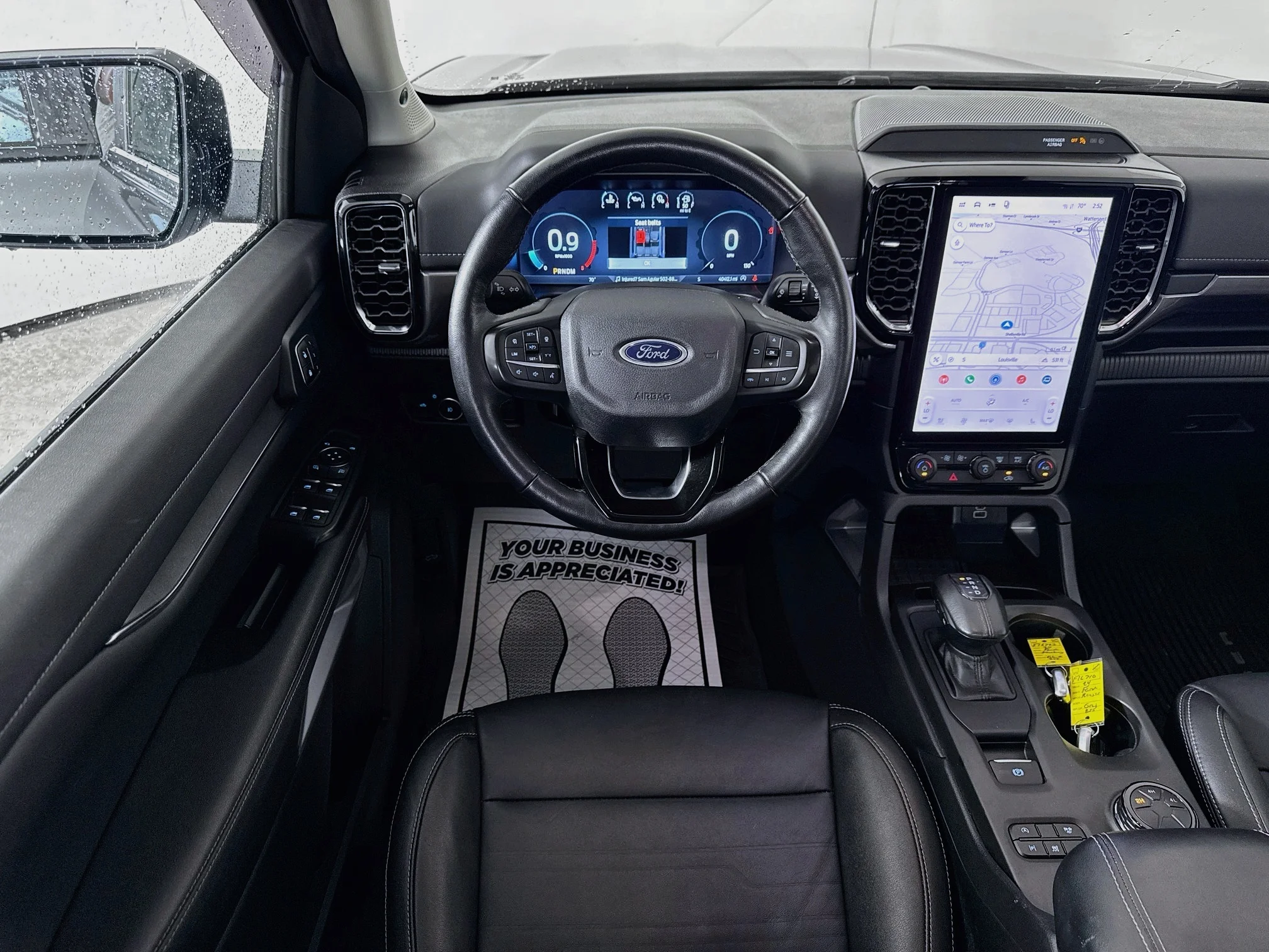Used 2024 Carbonized Gray Metallic Ford LARIAT image 3