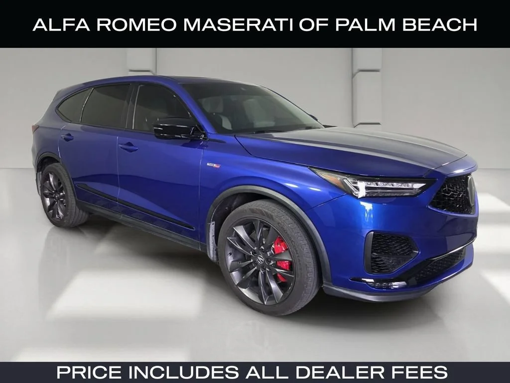 Certified Used 2022 Blue Acura Type S image 1