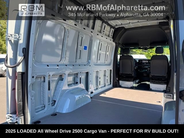 New 2025 Silver Gray Mercedes-Benz 2500 High Roof All Wheel Drive with 144 Wheel Base image 39