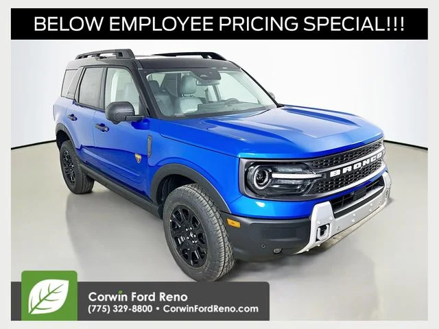 New 2026 Velocity Blue Metallic Ford Badlands image 1
