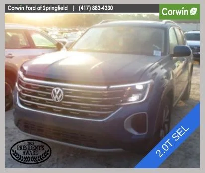 Used 2025 Mountain  Lake Blue Volkswagen 2.0T SEL image 1